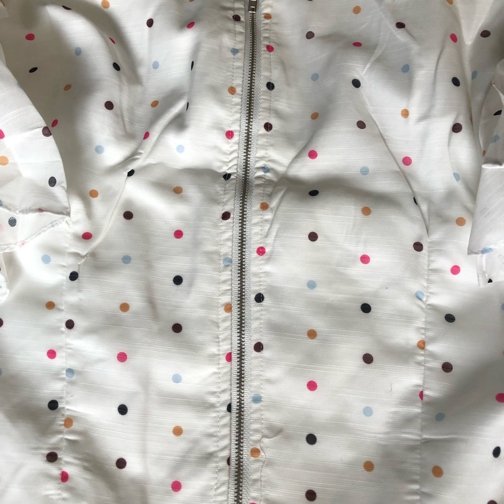 BEULAH-NWT LG Ruffled Polka Dot Blouse - Picture 7 of 8